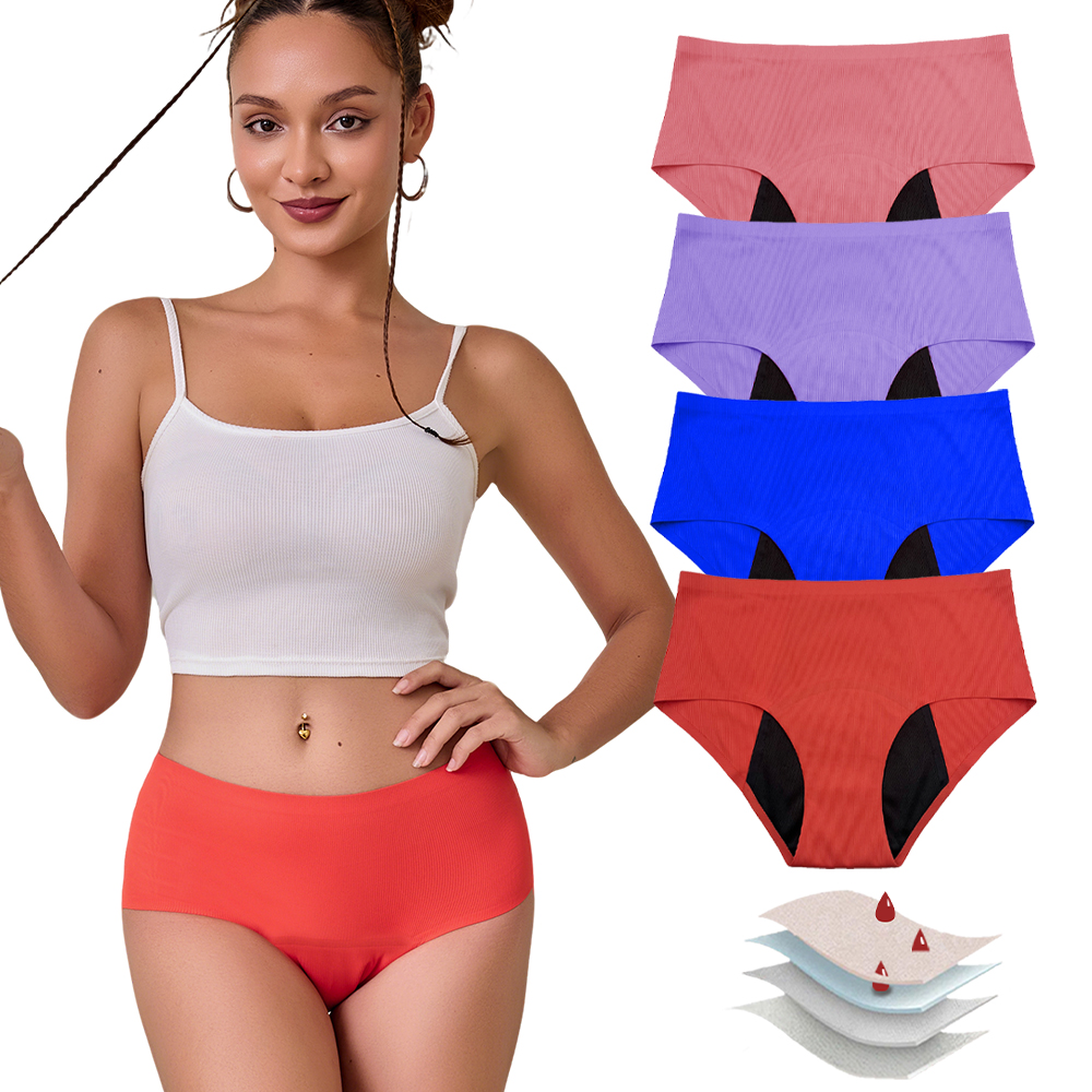Hot Sale Mid-Rise Seamless Men - Period Panty Absorbent 评论和价格