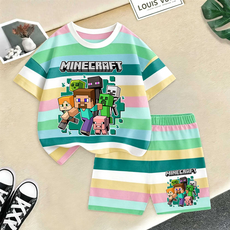 Minecrafted Girl boy Summer T  - Boyshort Underwear 评论和价格
