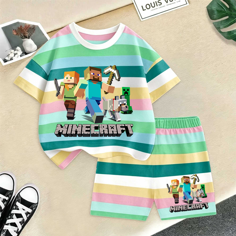 Minecrafted Girl boy Summer T  - Boyshort Underwear 评论和价格