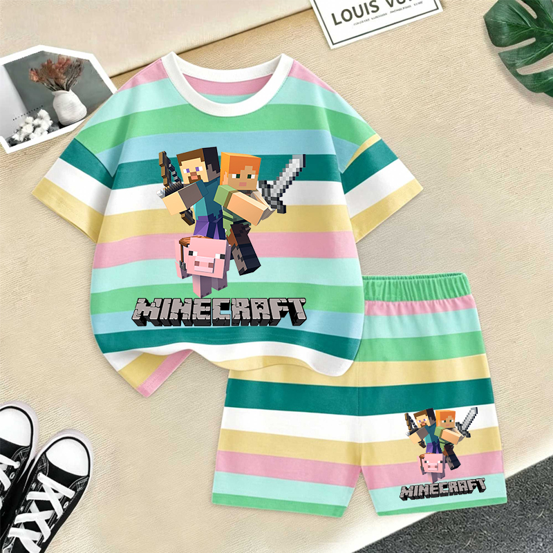 Minecrafted Girl boy Summer T  - Boyshort Underwear 评论和价格