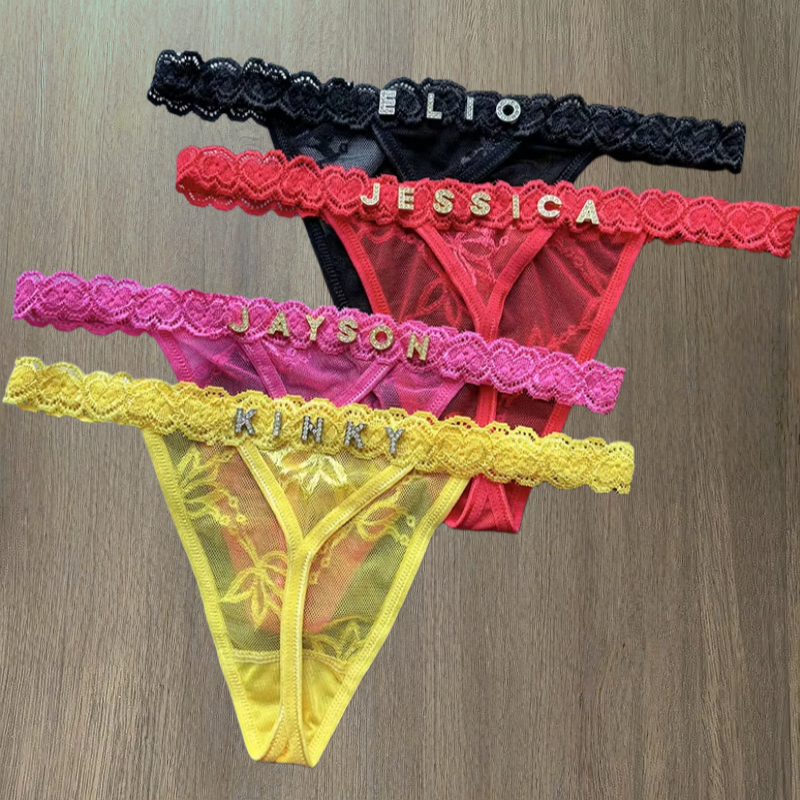 Custom Thong Panties Name Crys - Thong Bikini Women 评论和价格