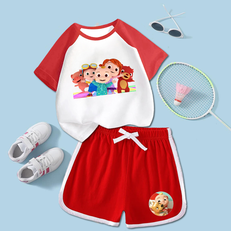 2PCS Cocomelons Kids T-shirts  - Boyshort Underwear 评论和价格