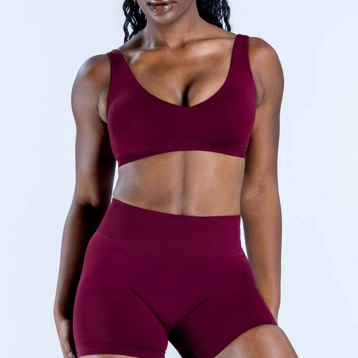 Scoop Back Bra Shockproof Trai - Sports Bra High Impact 评论和价格