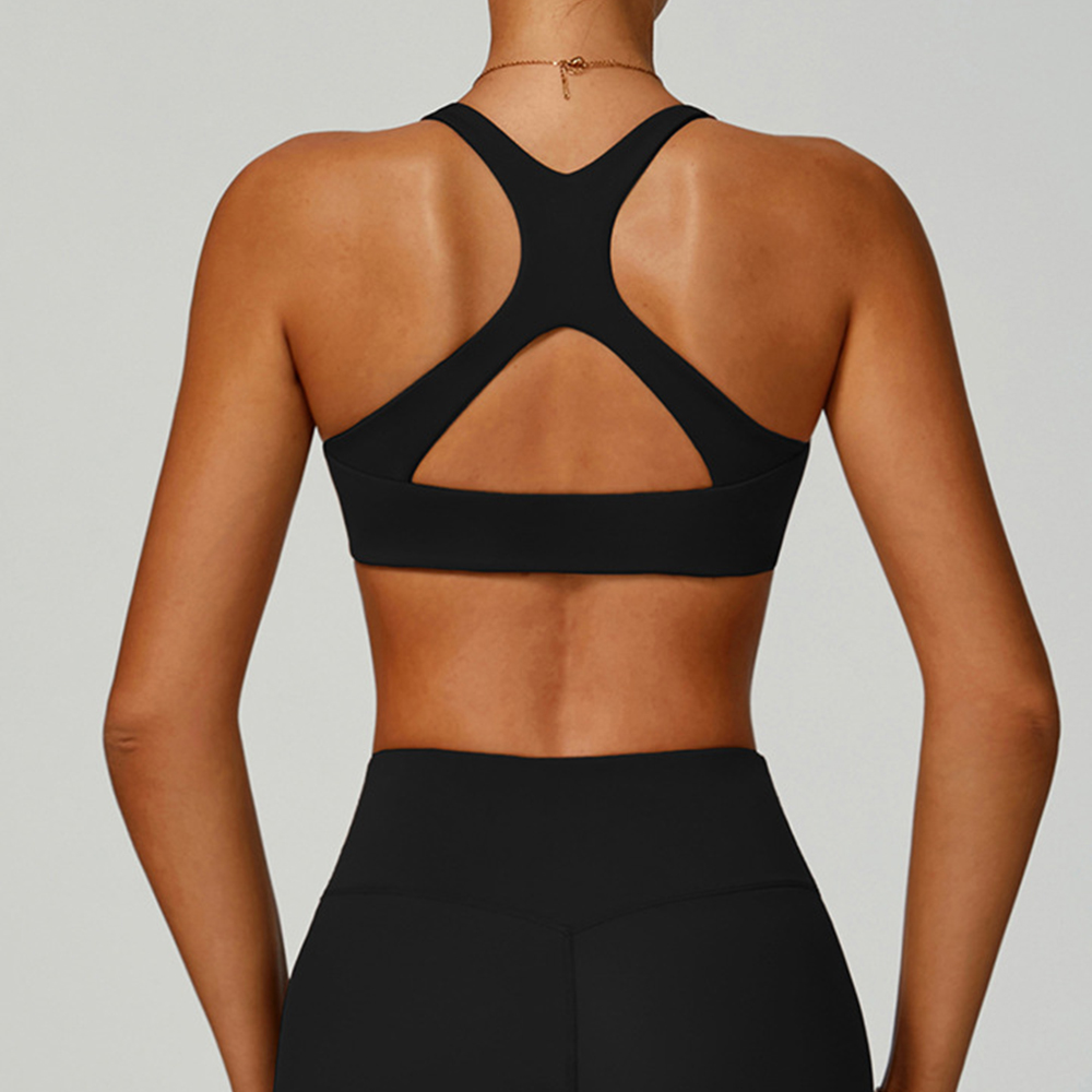 Sports Bra With Hollow Back Ti - Sports Bra High Impact 评论和价格