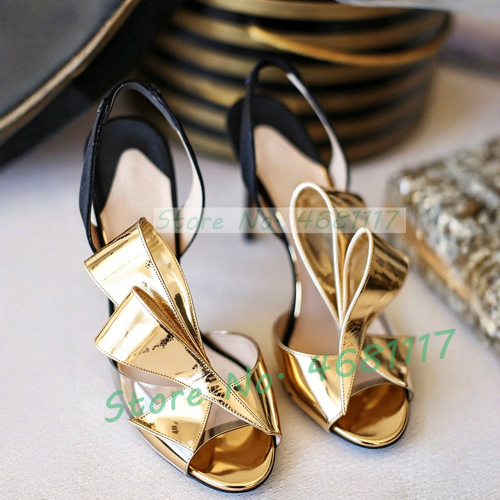 Satin Bow Back Strap High Heel - Slip Dress Satin 评论和价格