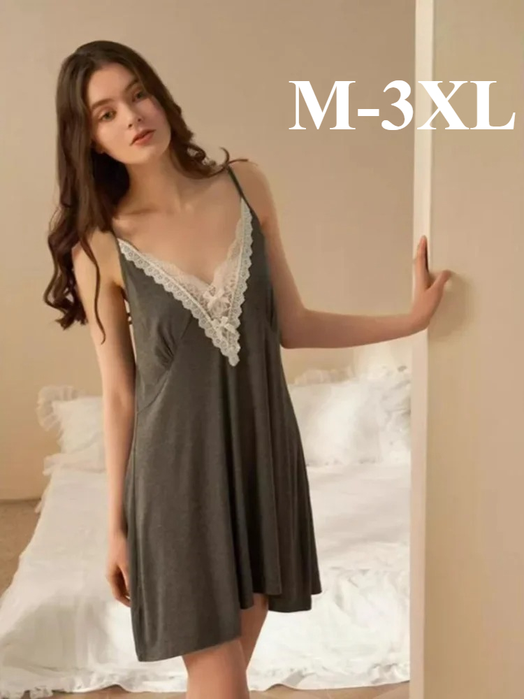 Large Size Sexy Suspender Nigh - Babydoll Chemise Night 评论和价格