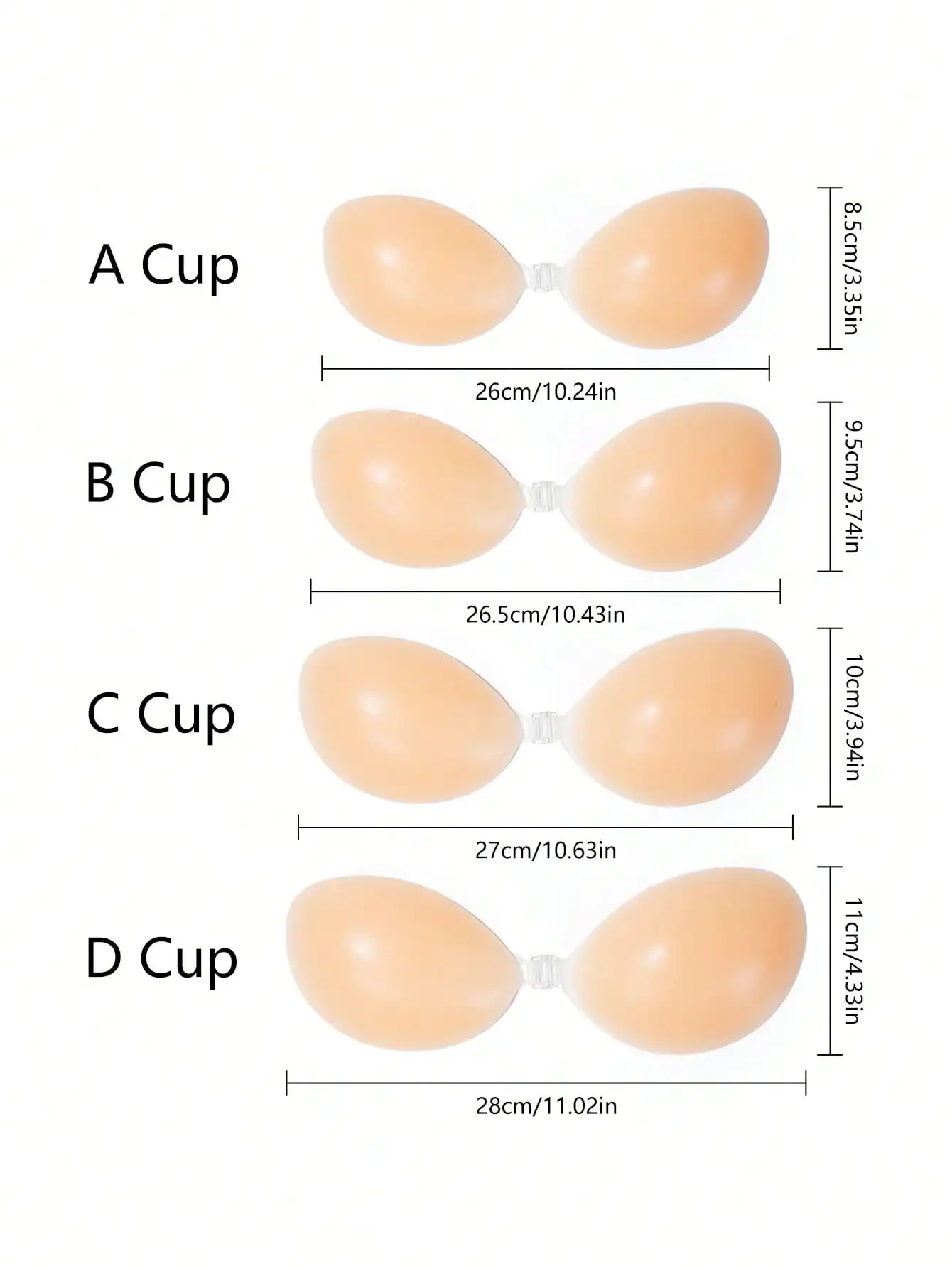 1pc Women's Silicone Sticky Br - Silicone Bra Adhesive 评论和价格