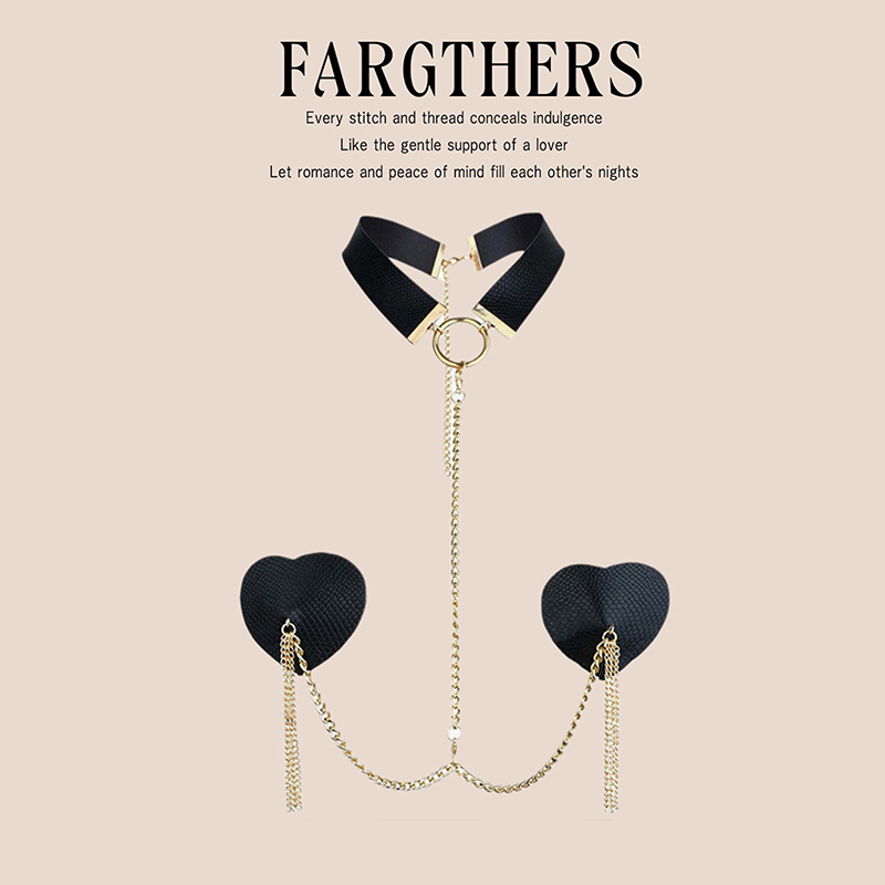 Sexy Metal Chain Linked Nipple - Nipple Cover Pasties 评论和价格
