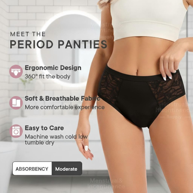 Absorbent Period Underwear Wom - Period Panty Absorbent 评论和价格