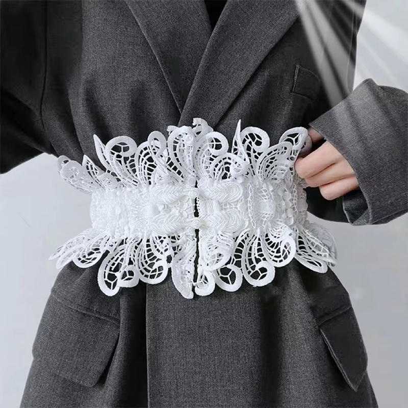 Elegant Lace Wide Waist Belt f - Corset Waist Cinch 评论和价格