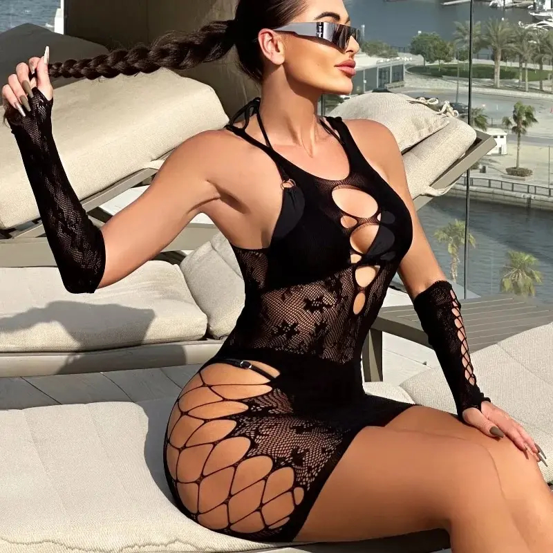 Simplejewel Women Fishnet Beac - Bodystocking Fishnet 评论和价格