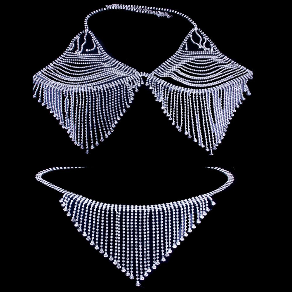 Stonefans New Tassel Crystal B - Thong Bikini Women 评论和价格