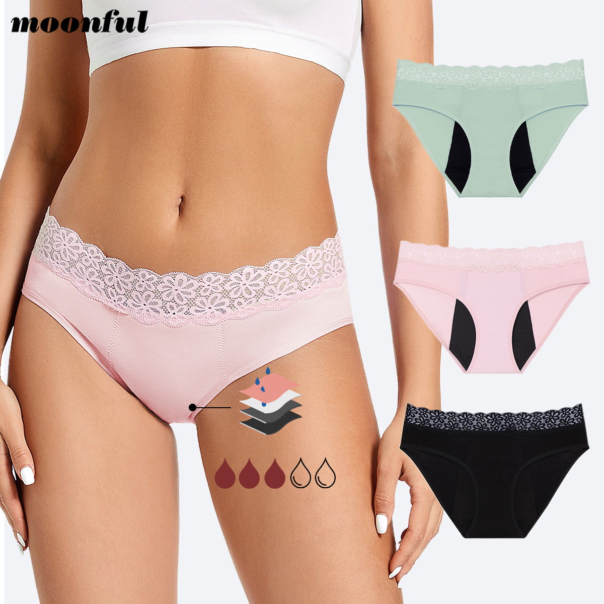 Menstrual Cycle Absorbent Unde - Period Panty Absorbent 评论和价格