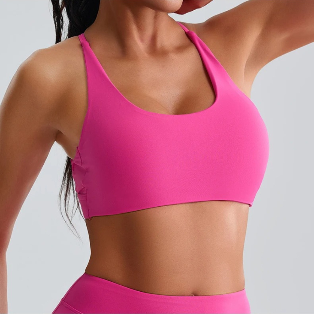 Women Impact Halter Sports Bra - Push Up Bra Padded 评论和价格
