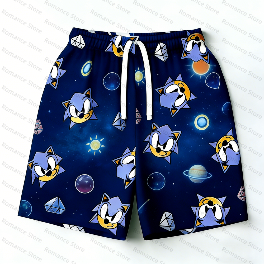 2Pcs Sonic Hedgehog Space T-Sh - Boyshort Underwear 评论和价格