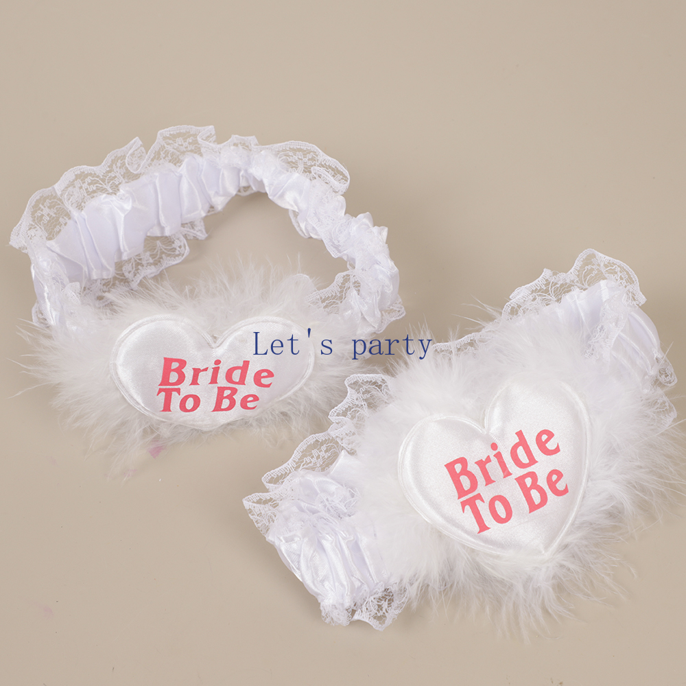 1Pcs Sexy Lace Bride To Be Gar - Garter Belt Set 评论和价格
