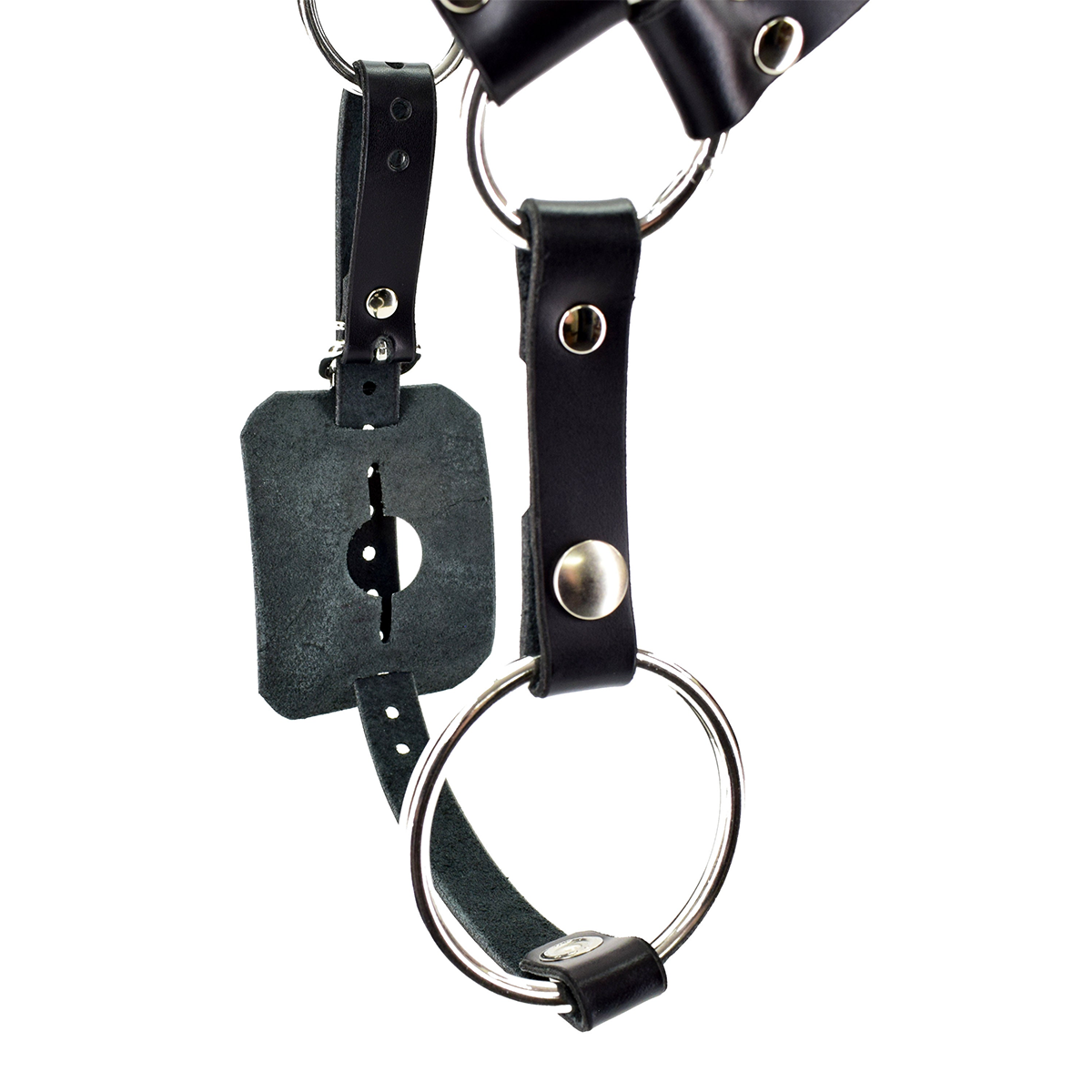 Sexy Leather Butt Plug Bondage - Garter Belt Set 评论和价格