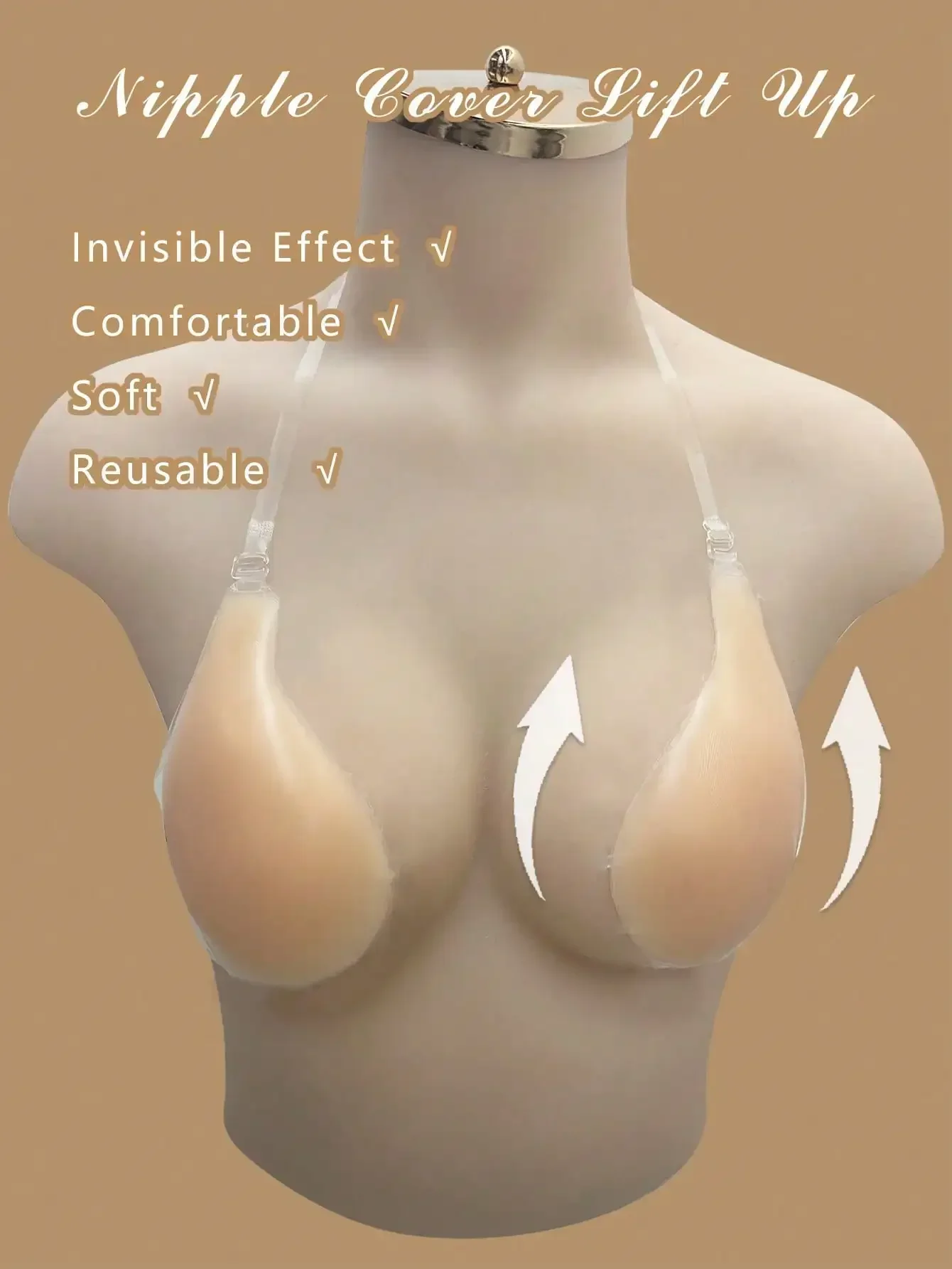 1pc Invisible Backless Straple - Strapless Bra Backless 评论和价格
