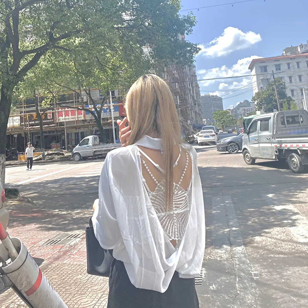 Fashion Chiffon Backless Sunsc - Cami Top Lace 评论和价格