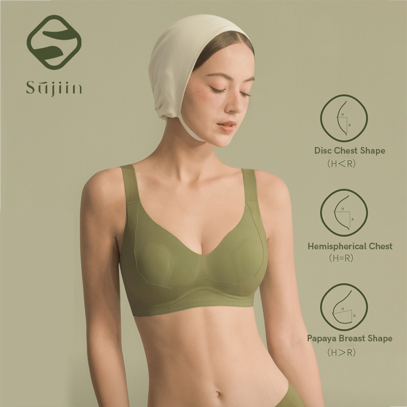 SUJIIN Wireless Plus Size Bras - Bralette Wireless Soft 评论和价格