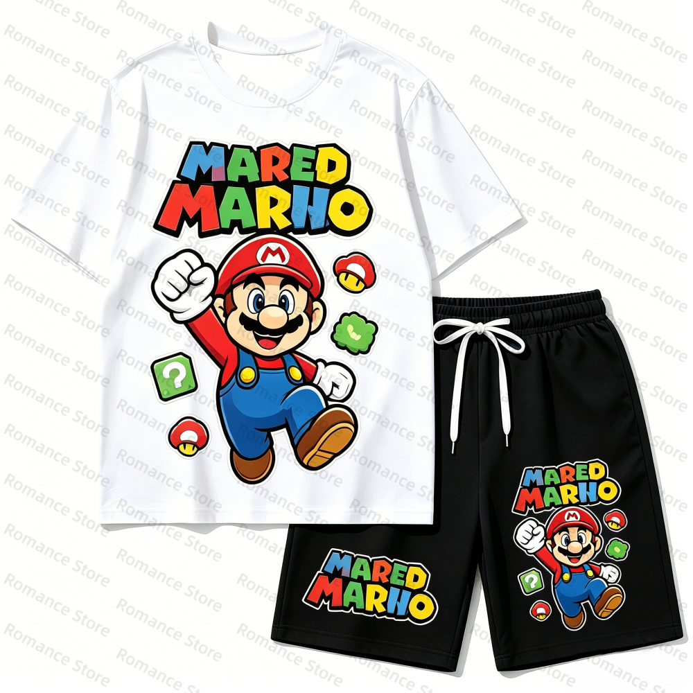 Kids Cartoon T-Shirt And Short - Boyshort Underwear 评论和价格