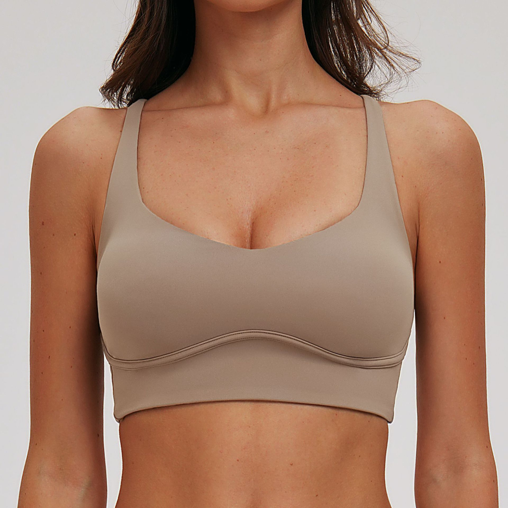 Sexy V-neck Sports Bra Yoga Un - Sports Bra High Impact 评论和价格