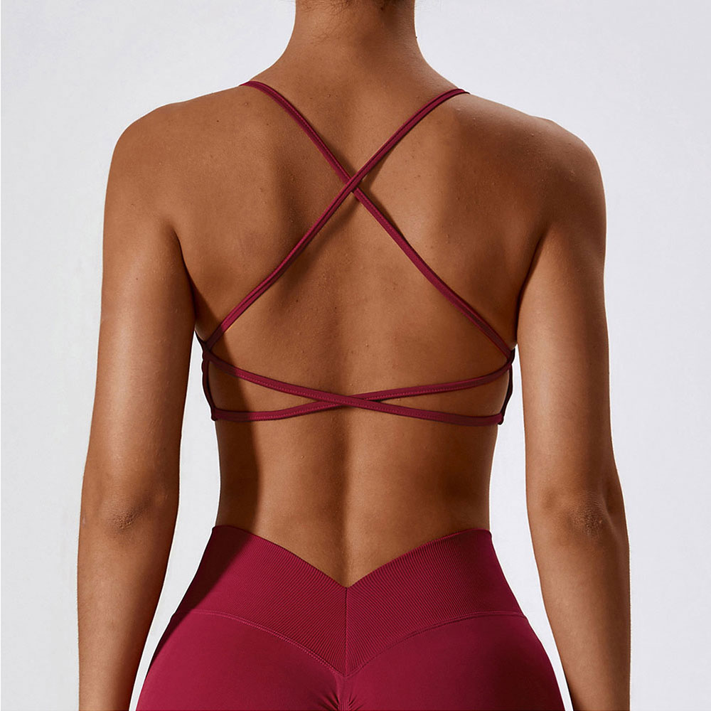 Women Cross Strap Sports Bra W - Sports Bra High Impact 评论和价格