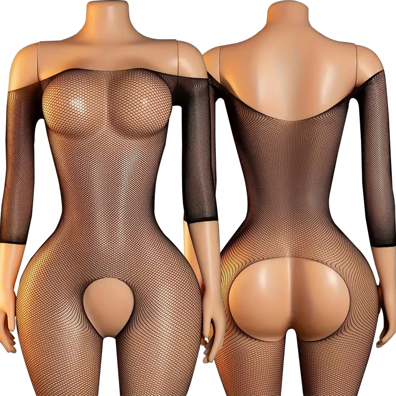 Sexy Women Black Mini Fishnet  - Bodystocking Fishnet 评论和价格