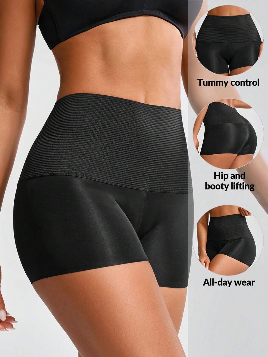 Women's Solid Color High Waist - Seamless Underwear Women 评论和价格