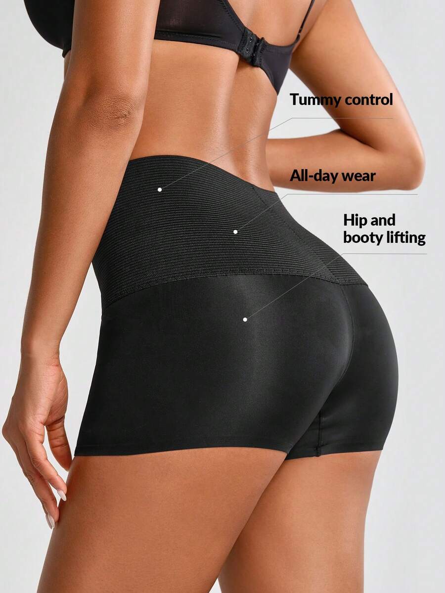 Women's Solid Color High Waist - Seamless Underwear Women 评论和价格