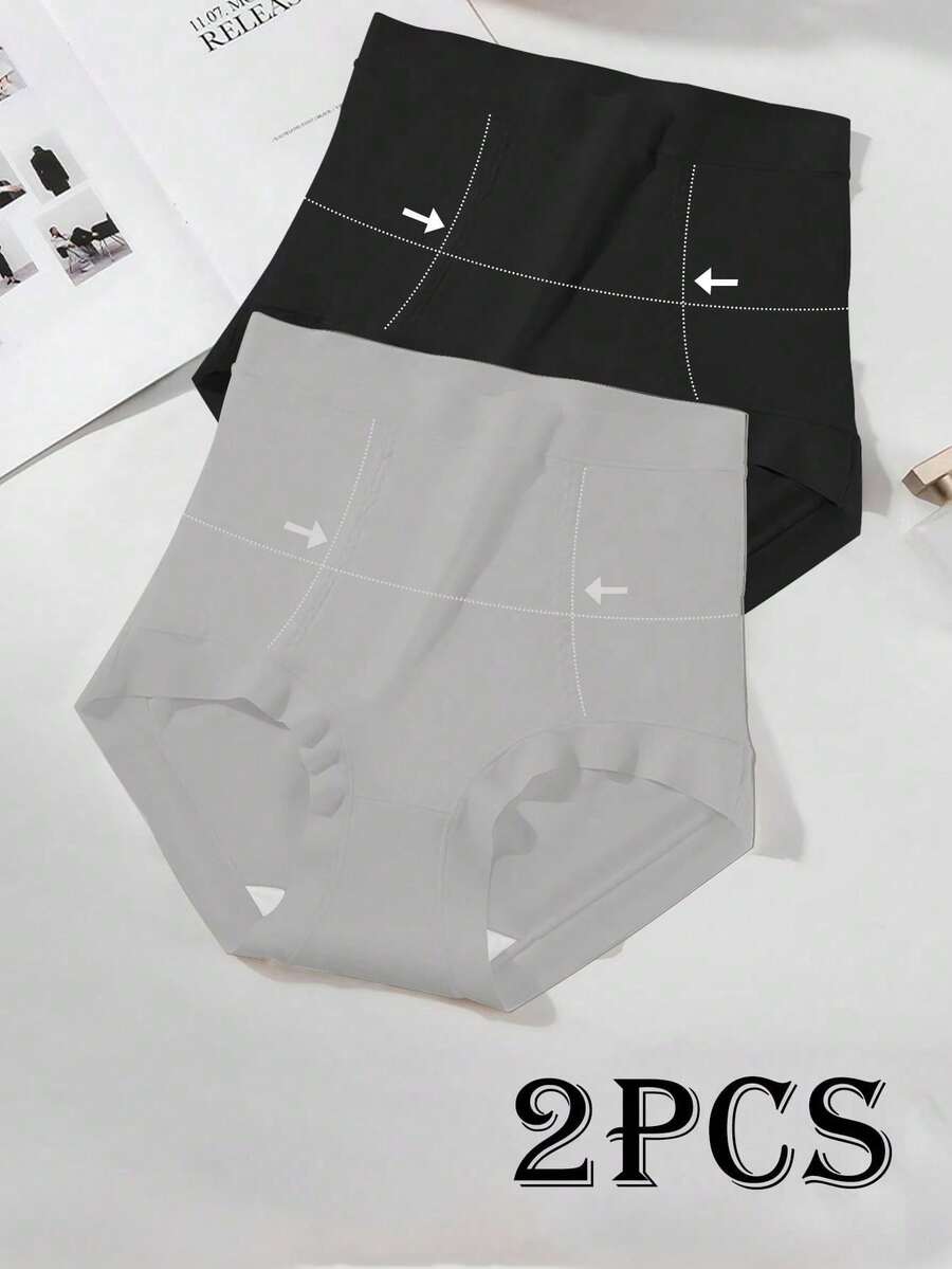 2pcs High Waist Seamless Shape - Seamless Underwear Women 评论和价格