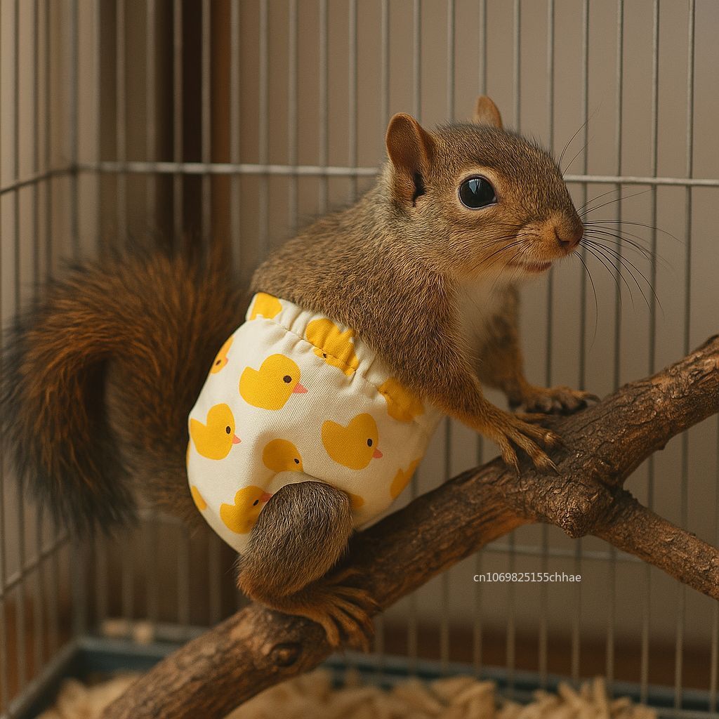 S/M Absorbent Squirrel Diapers - Period Panty Absorbent 评论和价格